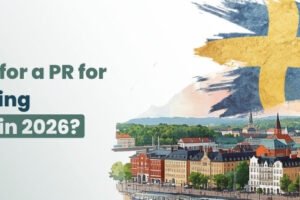 Feature image for a guide on studying in sweden and pr options in 2026.