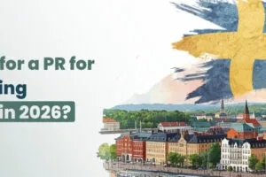 Feature image for a guide on studying in sweden and pr options in 2026.