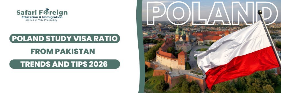 Poland Study Visa Ratio from Pakistan: Trends and Tips 2026 3 Pakistani student reviewing Poland study visa ratio from Pakistan and application trends for 2026