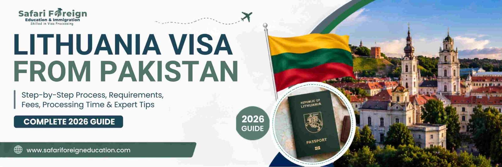 Lithuania Visa From Pakistan: Complete 2026 Visa Guide 1 Lithuania Visa From Pakistan guide before submitting a visa application in 2026.