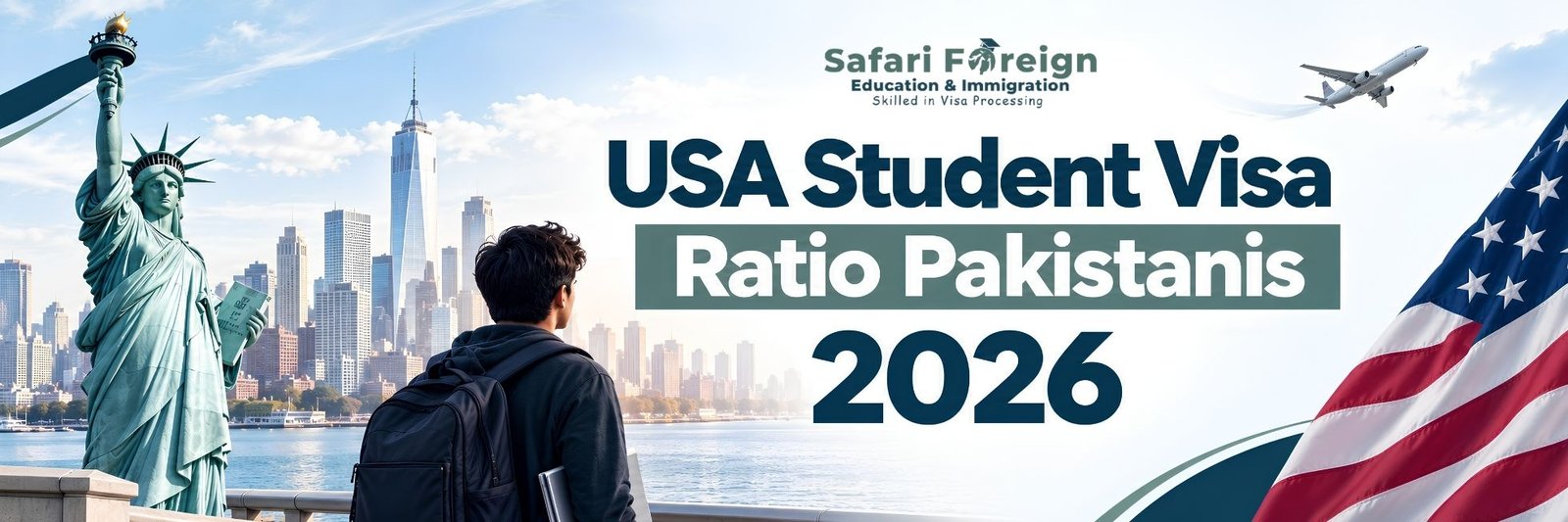 USA Student Visa Ratio Pakistanis 2026 1 A Pakistani student preparing for a USA student visa ratio in 2026.